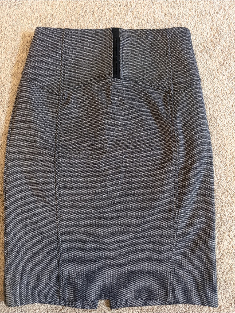 Express Gray Tweed Pencil Skirt